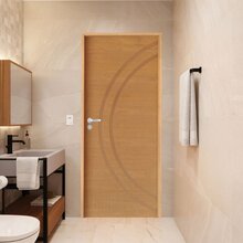 Porta Lisa Padrão Imbuia Concept 11 Batente Ecológico 11 Fech