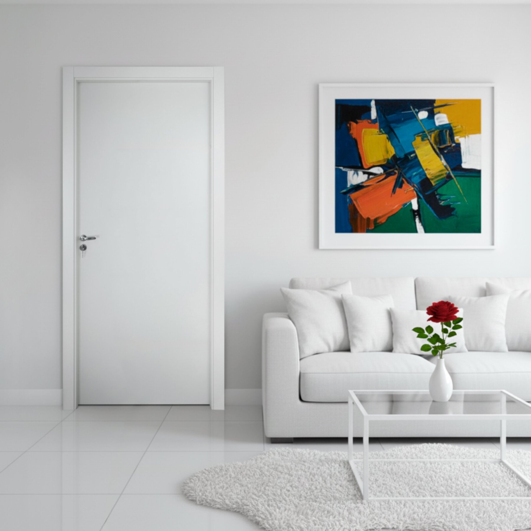 Porta Lisa Prime Batente Ecológico 14 Fechadura Stilo Wc 62 X 210