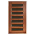 Porta Madrid Com Vidro Em Madeira Maciça Tauari Mapaf 82cm X