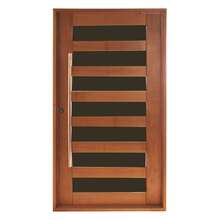 Porta Madrid Sem Vidro Em Madeira Maciça Tauari Mapaf 102cm X