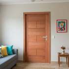 Porta Malta Em Madeira Maciça Angelim Uniqdoor  80cm X 210cm