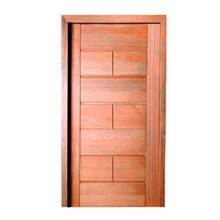 Porta Malta Em Madeira Maciça Angelim Uniqdoor  90cm X 210cm