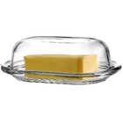 Porta Manteiga - Manteigueira De Vidro Com Tampa Transparente