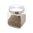 Porta Mantimento De Vidro Com Tampa De Aço 1,2l -bon Gourmet