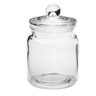 Porta Mantimento De Vidro Transparente Com Tampa De Vidro 1 1