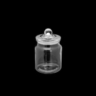 Porta Mantimento De Vidro Transparente Com Tampa De Vidro 750