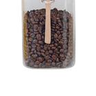 Porta Mantimento Em Vidro Com Tampa E Colher Bambu Dynasty 1