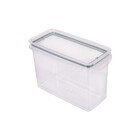 Porta Mantimento Hermético Trava Mais Retangular 1,9l