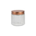 Porta Mantimento Redondo Em Vidro Dynasty 880ml Cobre 27171