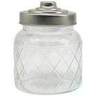 Porta Mantimento Redondo Old Fashion Em Vidro Com Tampa 600ml