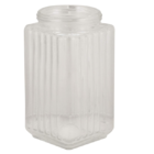 Porta-mantimentos Em Vidro Com Tampa Lyor 2 Litros Rosé