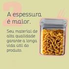 Porta Mantimentos Plasvale Cristal 1 Litro