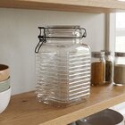 Porta Mantimentos Potes Herméticos Vidro De 1,330ml Kit 4pçs