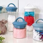 Porta Mantimentos Vidro Borossilicato Com Tampa De Cerâmica B