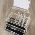 Porta Maquiagem De Acrílico Com Gavetas - Organizador Cosméti