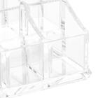 Porta Maquiagem Em Acrílico - 17,5 X 9,5 X 6,1cm