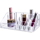 Porta Maquiagem Em Acrílico - 22,3 X 12,7 X 8cm