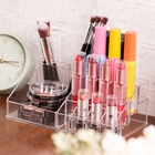 Porta Maquiagem Em Acrílico - 22,3 X 12,7 X 8cm