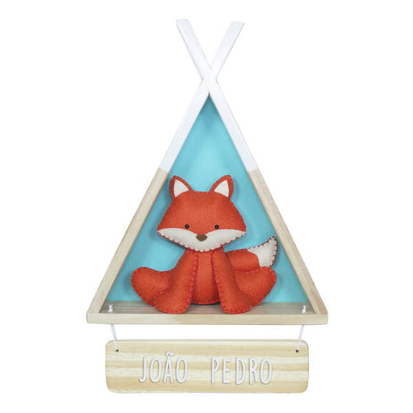 Porta Maternidade Cabana Raposa Quarto Bebê Infantil