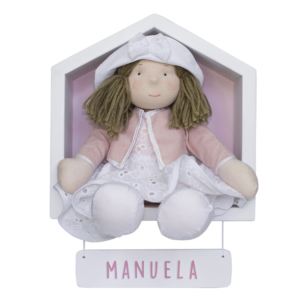 Porta Maternidade Casinha Menina De Vestido