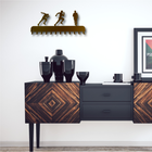 Porta Medalha Corrida Masculino - Marrom