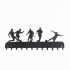 Porta Medalha Futebol Masculino - Preto