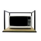 Porta Microondas Forno Elétrico Em Metalon Mdf Amadeirado