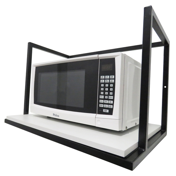 Porta Microondas Ou Forno Elétrico Em Metalon E Mdf Branco