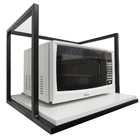 Porta Microondas Ou Forno Elétrico Em Metalon E Mdf Branco