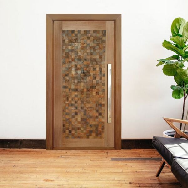 Porta Modelo Dama De Abrir 210 X 100cm Madeira Maciça