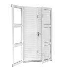 Porta Montada Balcão Laminada Metal Aço Pintado 2,15x1,2m CRV