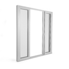 Porta Montada Balcão Plástico PVC 2,15x2m Shine