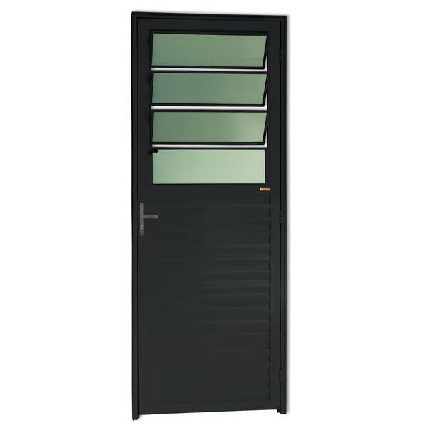 Porta Montada Basculante Boreal Alumínio 210x80cm Esquerdo Brimak