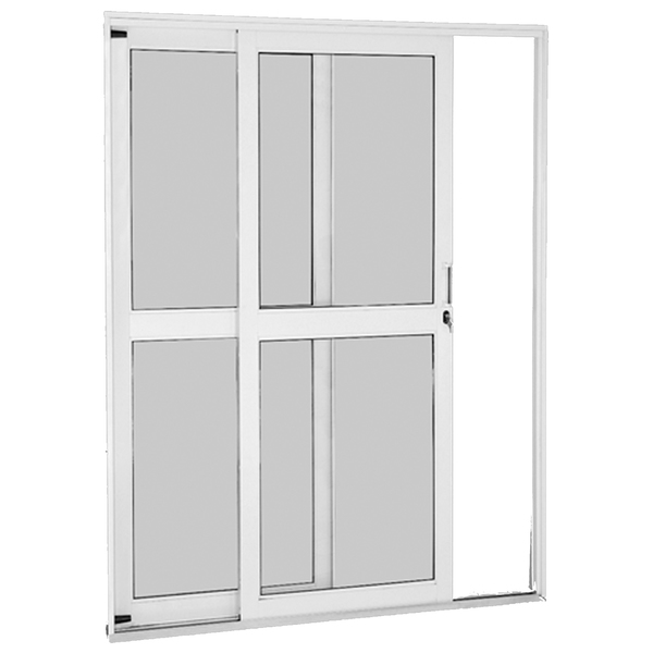 Porta Montada de Correr Lisa Esquerdo Ideal 2,15x1,60m CRV