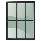 Porta Montada de Correr Alumínio 210x120cm Esquerdo Brimak