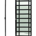 Porta Montada de Correr com Travessa Alumínio 210x120cm Esquerdo Brimak