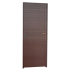 Porta Montada de Correr Veneziana Alumínio 210x80cm Esquerdo Brimak