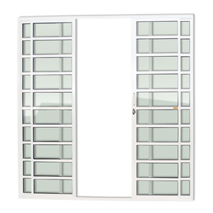 Foto de Porta de Correr Alumínio Pintado 2,10x2,00m Brimak