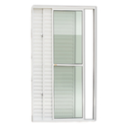 Porta Montada Balcão de Correr Veneziana Metal Alumínio Super 25 Direito 2,10x1,20m Brimak