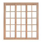 Porta Montada de Correr Lisa Madeira Eucalipto Maciça EWK 430 Direito 2,13x1,50m Rondosul