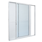 Porta Montada de Correr Lisa Metal Ambos os Lados 2,15x2,00m 3A Alumínio