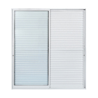 Porta Montada de Correr Lisa Metal Ambos os Lados 2,15x2,00m 3A Alumínio