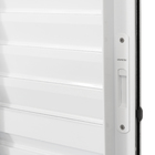 Porta Montada de Correr Lisa Metal Ambos os Lados 2,15x2,00m 3A Alumínio