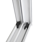 Porta Montada de Correr Lisa Metal Ambos os Lados 2,15x2,00m 3A Alumínio