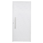 Porta Montada de Giro com Puxador Lambri Alumínio Direito 2,15x0,98m 3A