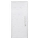 Porta Montada de Giro com Puxador Lambri Alumínio Esquerdo 2,15x0,98m 3A