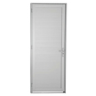 Porta Montada de Giro Decorada Metal Alumínio Esquerdo 2,16x0,88m Alumifort Sasazaki