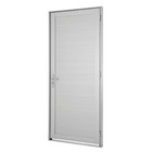 Porta Montada de Giro Decorada Metal Alumínio Direito 2,16x0,88m Alumifort Sasazaki