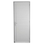 Porta Montada de Giro Decorada Metal Alumínio Direito 2,16x0,88m Alumifort Sasazaki