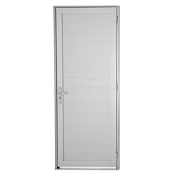 Porta Montada de Giro Decorada Metal Alumínio Direito 2,16x0,88m Alumifort Sasazaki